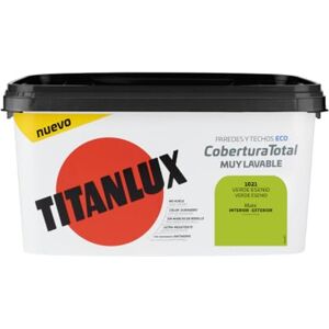 TITANLUX Pintura Plástica Cobertura Total Cubeta 4L (1021 Verde Esenio) TITANLUX Pintura Plástica Cobertura Total Cubeta 4L (1021 Verde Esenio)