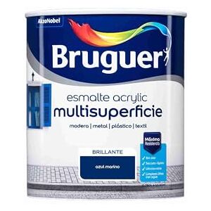Bruguer Acrylic Multisuperficie Esmalte al agua Brillante Azul Marino 750 ml Bruguer Acrylic Multisuperficie Esmalte al agua Brillante Azul Marino 750 ml