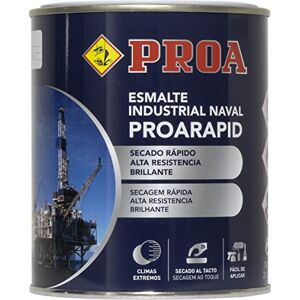 PROA ESMALTE NAVAL E INDUSTRIAL RAPID. Verde Prado Ral 6001. 750 ML. BRILLANTE. Esmalte de secado rápido y gran dureza. PROA ESMALTE NAVAL E INDUSTRIAL RAPID. Verde Prado Ral 6001. 750 ML. BRILLANTE. Esmalte de secado rápido y gran dureza.