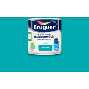 Bruguer Acrylic Multisuperficie Esmalte al agua Mate Verde Turquesa 250 ml Bruguer Acrylic Multisuperficie Esmalte al agua Mate Verde Turquesa 250 ml