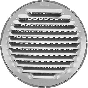 Amig Rejilla Redonda de Aluminio con Mosquitera Rejillas de Ventilación para Salida de Aire Ideal para Techo de Cocina y Baño Diámetro interior Ø10 cm Color Plata Amig Rejilla Redonda de Aluminio con Mosquitera Rejillas de Ventilación para Salida de Aire Ideal para Techo de Cocina y Baño Diámetro interior Ø10 cm Color Plata