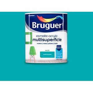 Bruguer Acrylic Multisuperficie Esmalte al agua Mate Verde Turquesa 750 ml Bruguer Acrylic Multisuperficie Esmalte al agua Mate Verde Turquesa 750 ml