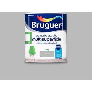Bruguer Acrylic Multisuperficie Esmalte al agua Mate Gris Ceniza 750 ml Bruguer Acrylic Multisuperficie Esmalte al agua Mate Gris Ceniza 750 ml