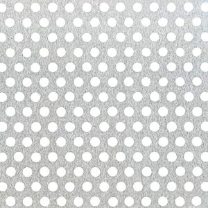 Alberts Chapa perforada, Perforación circular, Aluminio, natural, 250 x 500 x 1,5 mm Alberts Chapa perforada, Perforación circular, Aluminio, natural, 250 x 500 x 1,5 mm