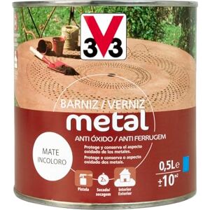 V33 Barniz metal mate incoloro 0.5 L V33 Barniz metal mate incoloro 0.5 L