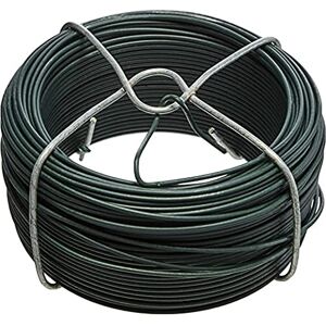 Alberts Bobina de alambre, Galvanizado, con recubrimiento plástico verde, Ø del alambre 1,4 mm, Longitud 50 m Alberts Bobina de alambre, Galvanizado, con recubrimiento plástico verde, Ø del alambre 1,4 mm, Longitud 50 m