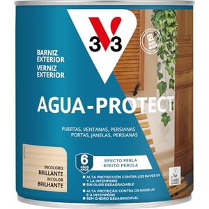 V33 Barniz Exterior AGUA PROTECT Incoloro 0,75l V33 Barniz Exterior AGUA PROTECT Incoloro 0,75l