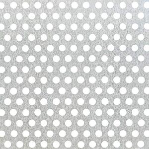 Alberts Chapa perforada, Perforación circular, Aluminio, natural, 120 x 1000 x 0,8 mm Alberts Chapa perforada, Perforación circular, Aluminio, natural, 120 x 1000 x 0,8 mm