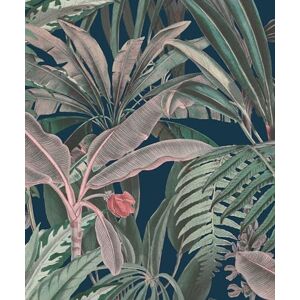 Rasch Magicwalls – Papel pintado fotográfico sobre fieltro con palmeras y hojas de plátano en verde, rosa y azul de la colección Magicwalls, 3,00 m x 2,50 m (largo x ancho) Rasch Magicwalls – Papel pintado fotográfico sobre fieltro con palmeras y hojas de plátano en verde, rosa y azul de la colección Magicwalls, 3,00 m x 2,50 m (largo x ancho)