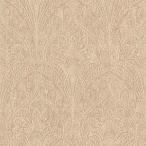 Rasch Papel pintado, diseño floral, color beige metalizado, Rasch Papel pintado, diseño floral, color beige metalizado,