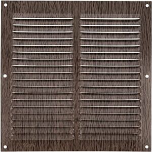 Amig Rejilla Cuadrada de Aluminio Rejillas de Ventilación para Salida de Aire Ideal para Techo de Cocina y Baño Medidas 200 X 200 MM Color Marrón Amig Rejilla Cuadrada de Aluminio Rejillas de Ventilación para Salida de Aire Ideal para Techo de Cocina y Baño Medidas 200 X 200 MM Color Marrón