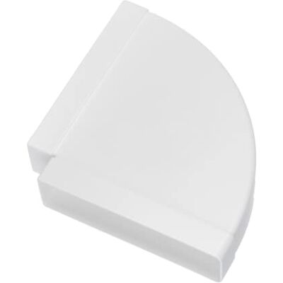 EUROPLAST 220x55mm Codo 90° Horizontal Conector para Tubo Rectangular PVC EUROPLAST 220x55mm Codo 90° Horizontal Conector para Tubo Rectangular PVC