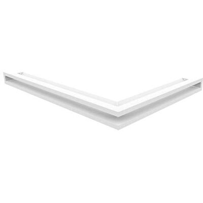 KRATKI Rejilla de ventilación Air Rejilla para Chimenea de Esquina Izquierda 766 x 547 x 60 mm Blanco Rejilla de Escape para ventilación de chimeneas KRATKI Rejilla de ventilación Air Rejilla para Chimenea de Esquina Izquierda 766 x 547 x 60 mm Blanco Rejilla de Escape para ventilación de chimeneas