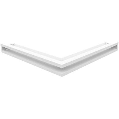 KRATKI Rejilla de ventilación AIR rejilla para chimenea de esquina abierta 560 x 560 x 60 mm Blanco Rejilla de escape para ventilación de chimeneas KRATKI Rejilla de ventilación AIR rejilla para chimenea de esquina abierta 560 x 560 x 60 mm Blanco Rejilla de escape para ventilación de chimeneas