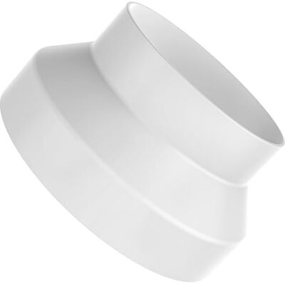 Hon&Guan 200 mm a 150 mm Recto Reductor de Conductos Adaptador, 150 mm a 100 mm Reductor Tubo Campana Extractora para Conducto de Ventilación, Secadora, Aire Acondicionado Hon&Guan 200 mm a 150 mm Recto Reductor de Conductos Adaptador, 150 mm a 100 mm Reductor Tubo Campana Extractora para Conducto de Ventilación, Secadora, Aire Acondicionado