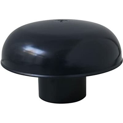 First Plast CDVM63A Sombrero de ventilación con rejilla de pizarra, diámetro interior de 63 mm First Plast CDVM63A Sombrero de ventilación con rejilla de pizarra, diámetro interior de 63 mm
