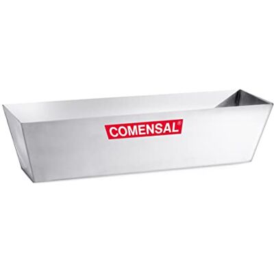 COMENSAL ® Bandeja para Mezcla Acero Inoxidable Cubetade para yeso Buen Grosor de Chapa Bandeja para yeso Made in EU 320 x 105 x 90mm COMENSAL ® Bandeja para Mezcla Acero Inoxidable Cubetade para yeso Buen Grosor de Chapa Bandeja para yeso Made in EU 320 x 105 x 90mm