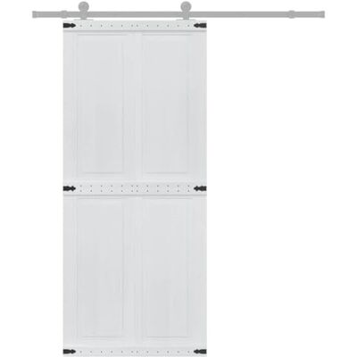 vidaXL Puerta Corrediza CORONA 90 x 210 cm Madera de Pino Maciza vidaXL Puerta Corrediza CORONA 90 x 210 cm Madera de Pino Maciza