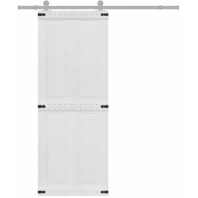 vidaXL Puerta Corrediza CORONA 80 x 210 cm Madera de Pino Maciza vidaXL Puerta Corrediza CORONA 80 x 210 cm Madera de Pino Maciza