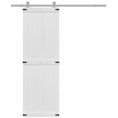 vidaXL Puerta Corrediza CORONA 70 x 210 cm Madera de Pino Maciza vidaXL Puerta Corrediza CORONA 70 x 210 cm Madera de Pino Maciza