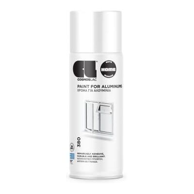 COSMOS LAC Spray Pintura Blanca Para Aluminio N-380 400 Ml COSMOS LAC Spray Pintura Blanca Para Aluminio N-380 400 Ml