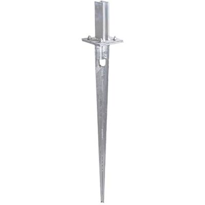 Alberts Casquillo de suelo para postes de tubos de acero rectangulares de 60 x 40 Alberts Casquillo de suelo para postes de tubos de acero rectangulares de 60 x 40