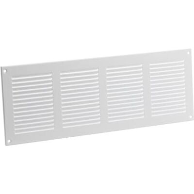 EUROPLAST Rejilla de ventilación (400 x 150 mm), Color Blanco EUROPLAST Rejilla de ventilación (400 x 150 mm), Color Blanco