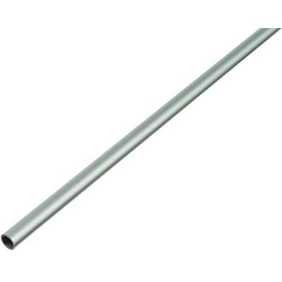 Alberts Tubo cilíndrico Aluminio, anodizado plateado 1000 x 15 x 1 mm Alberts Tubo cilíndrico Aluminio, anodizado plateado 1000 x 15 x 1 mm