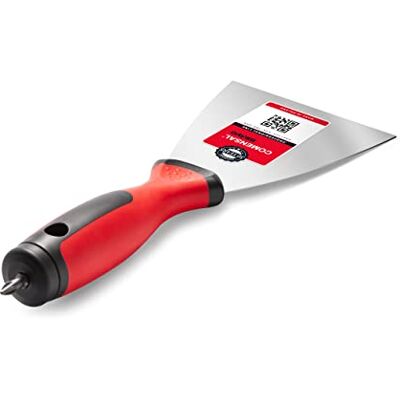 COMENSAL ® Espátula de Juntas con BIT Espátula Masilla de Acero Inoxidable Mango Ergonómico Made in EU 100 mm COMENSAL ® Espátula de Juntas con BIT Espátula Masilla de Acero Inoxidable Mango Ergonómico Made in EU 100 mm