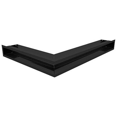 KRATKI Rejilla de ventilación Air Rejilla para Chimenea de Esquina Derecha 547 x 766 x 90 mm Negro Rejilla de Escape para ventilación de chimeneas KRATKI Rejilla de ventilación Air Rejilla para Chimenea de Esquina Derecha 547 x 766 x 90 mm Negro Rejilla de Escape para ventilación de chimeneas