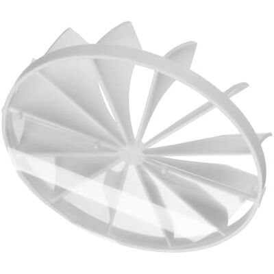 Europlast Ø 100mm Válvula Antirretorno Para Ventilador de Pared Para Tubo de Ventilación Plástico Blanco Europlast Ø 100mm Válvula Antirretorno Para Ventilador de Pared Para Tubo de Ventilación Plástico Blanco