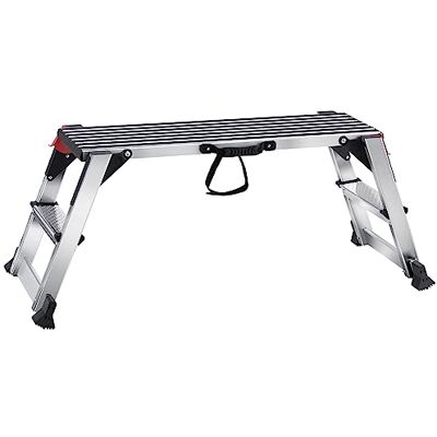 VEVOR Plataforma de Trabajo 200 kg Banco de Trabajo Plegable 100 x 30 x 48,7 cm Peldaños de Aluminio Pies Antideslizantes Mesa de Trabajo para Lavado de Vehículos Pintura Decoración VEVOR Plataforma de Trabajo 200 kg Banco de Trabajo Plegable 100 x 30 x 48,7 cm Peldaños de Aluminio Pies Antideslizantes Mesa de Trabajo para Lavado de Vehículos Pintura Decoración