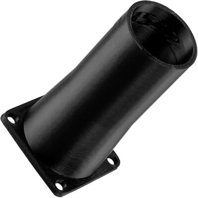 AERZETIX Adaptador Cuadrado-Redondo de Flujo de Aire para conducto de ventilación 40x40 mm Ø30 mm en plástico ABS AERZETIX Adaptador Cuadrado-Redondo de Flujo de Aire para conducto de ventilación 40x40 mm Ø30 mm en plástico ABS