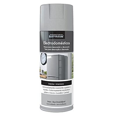 Rust-Oleum esmalte Electrodomésticos en spray Semi Brillante Inox 400 ml Rust-Oleum esmalte Electrodomésticos en spray Semi Brillante Inox 400 ml