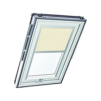 Roto Exclusiv ZRE Estor para claraboya (riel de guía, Color Beis, Serie Designo R6/R8, i8 y Classic 64/84, tamaño 065/118, 06/11) Roto Exclusiv ZRE Estor para claraboya (riel de guía, Color Beis, Serie Designo R6/R8, i8 y Classic 64/84, tamaño 065/118, 06/11)