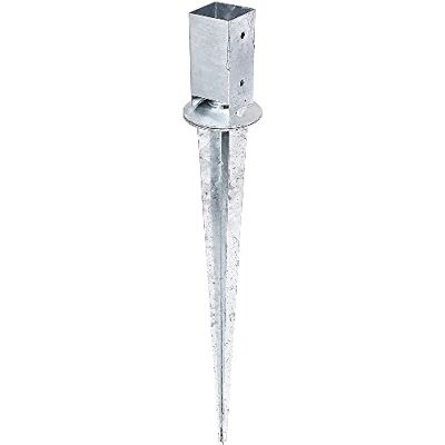 Alberts Anclaje para enterrar, Para postes de madera cuadrados, con posibilidad reajuste, Galvanizado en caliente, 71 x 71 mm, Longitud total 900 mm Alberts Anclaje para enterrar, Para postes de madera cuadrados, con posibilidad reajuste, Galvanizado en caliente, 71 x 71 mm, Longitud total 900 mm