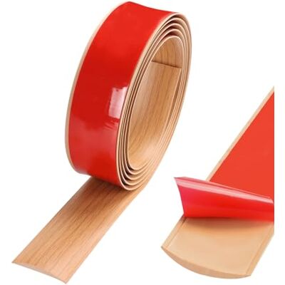 TECDW Tira de Umbral de Autoadhesivo, 2m x 4cm Tiras de Transición de Piso, Tiras de Moldura de Puerta de Alfombra, Tira Borde Suelo, Perfil de Transición de Vinilo para Laminado (Roble Amarillo) TECDW Tira de Umbral de Autoadhesivo, 2m x 4cm Tiras de Transición de Piso, Tiras de Moldura de Puerta de Alfombra, Tira Borde Suelo, Perfil de Transición de Vinilo para Laminado (Roble Amarillo)