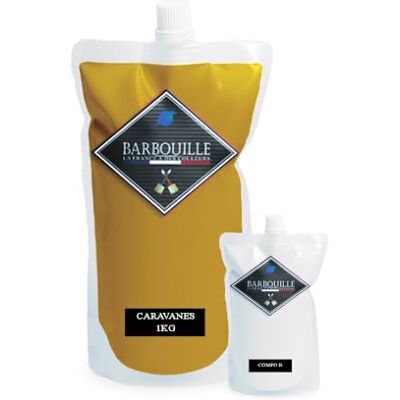 BARBOUILLE – Bar-Resina Caravanas – Resina epoxi Bi-Componentes – Efecto brillante – Pintura de pared, techo, carpintería, azulejo y metal – Lavable – COV A+ – Fabricado en Francia – 750 ml BARBOUILLE – Bar-Resina Caravanas – Resina epoxi Bi-Componentes – Efecto brillante – Pintura de pared, techo, carpintería, azulejo y metal – Lavable – COV A+ – Fabricado en Francia – 750 ml