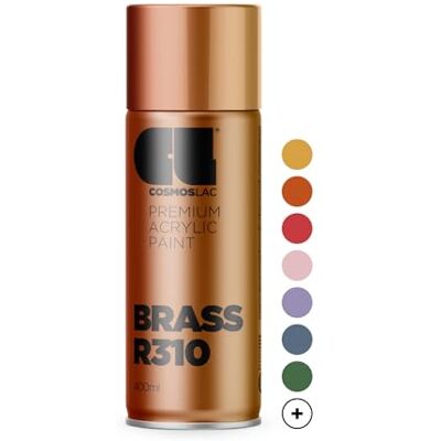 COSMOS LAC Spray Premium Acrylic Brillante R310 Bronce 400 Ml COSMOS LAC Spray Premium Acrylic Brillante R310 Bronce 400 Ml
