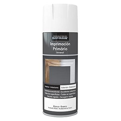 Rust-Oleum Imprimación Multisuperficie en spary Mate Blanco 400 ml Rust-Oleum Imprimación Multisuperficie en spary Mate Blanco 400 ml