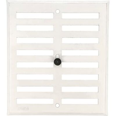 Amig Rejilla Rectangular de Aluminio Rejillas de ventilación para salida de aire Ideal para techo de cocina y baño Medidas: 170 X 190 MM Color: Blanco Amig Rejilla Rectangular de Aluminio Rejillas de ventilación para salida de aire Ideal para techo de cocina y baño Medidas: 170 X 190 MM Color: Blanco