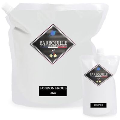 BARBOUILLE – Bar-Resina London Frogs – Resina epoxi bicomponentes, efecto brillante, pintura de pared, techo, carpintería, azulejo y metal – lavable – COV A+ – Fabricado en Francia – 2,5 L BARBOUILLE – Bar-Resina London Frogs – Resina epoxi bicomponentes, efecto brillante, pintura de pared, techo, carpintería, azulejo y metal – lavable – COV A+ – Fabricado en Francia – 2,5 L