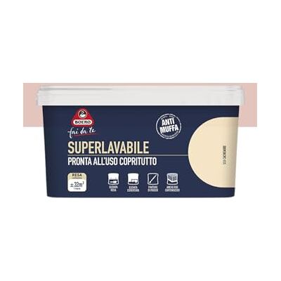 Boero - Superlavabile copritutto marmo rosa - 2,5 L - Pink - Interior Paint Boero - Superlavabile copritutto marmo rosa - 2,5 L - Pink - Interior Paint