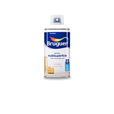 Bruguer Acrylic Multisuperficie Esmalte al agua en Spray Satinado Blanco Permanente 300 ml Bruguer Acrylic Multisuperficie Esmalte al agua en Spray Satinado Blanco Permanente 300 ml