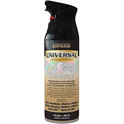 Rust-Oleum RUSTOLEUM UNIVERSAL Negro Martelé Spray 400 Rust-Oleum RUSTOLEUM UNIVERSAL Negro Martelé Spray 400
