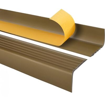 Garmin Perfil de Borde de Escalera PVC 50x42 mm Latón, 200 cm Garmin Perfil de Borde de Escalera PVC 50x42 mm Latón, 200 cm
