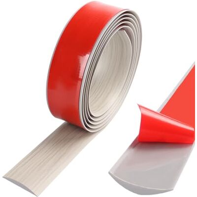 TECDW Tira de Umbral de Autoadhesivo, 2m x 5cm Tiras de Transición de Piso, Tiras de Moldura de Puerta de Alfombra, Tira Borde Suelo, Perfil de Transición de Vinilo para Laminado (Roble Gris) TECDW Tira de Umbral de Autoadhesivo, 2m x 5cm Tiras de Transición de Piso, Tiras de Moldura de Puerta de Alfombra, Tira Borde Suelo, Perfil de Transición de Vinilo para Laminado (Roble Gris)