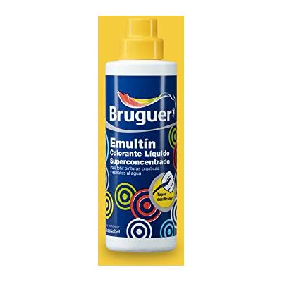 Bruguer Emultín Colorante Líquido Superconcentrado para pinturas y esmaltes Amarillo Oro 250 ml Bruguer Emultín Colorante Líquido Superconcentrado para pinturas y esmaltes Amarillo Oro 250 ml