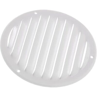 EUROPLAST Ø 125mm Rejilla de Ventilación con Mosquitera Rejillas de Aireación Metálicas Acero, Blanco EUROPLAST Ø 125mm Rejilla de Ventilación con Mosquitera Rejillas de Aireación Metálicas Acero, Blanco