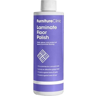 Furniture Clinic Esmalte de vinilo para pisos de 500 ml – Pulido a un acabado brillante. Protege contra las manchas, reduce el desgaste y el desgarro. Para todo tipo de pisos de vinilo. Furniture Clinic Esmalte de vinilo para pisos de 500 ml – Pulido a un acabado brillante. Protege contra las manchas, reduce el desgaste y el desgarro. Para todo tipo de pisos de vinilo.